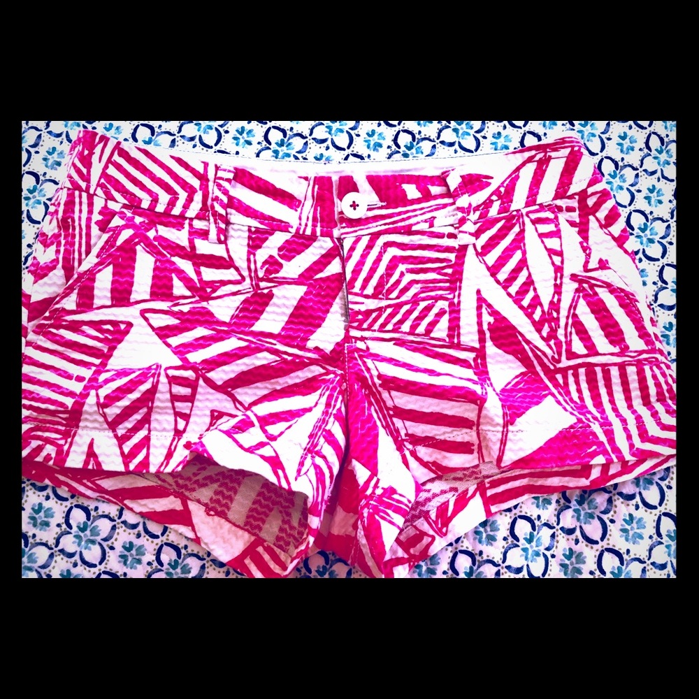 Lilly Pulitzer Walsh shorts sz 4 yacht sea